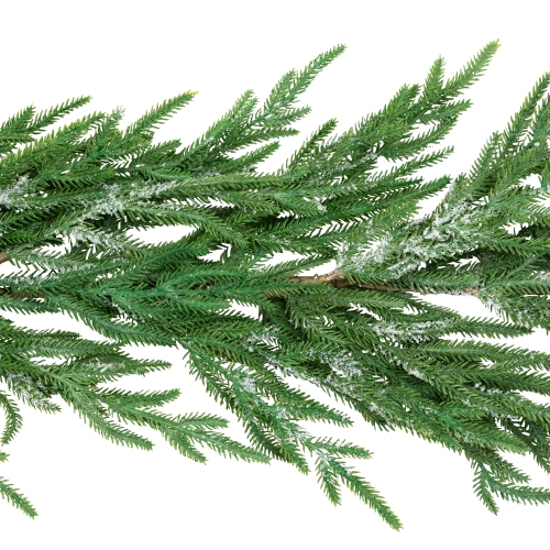 Frosted Norfolk Pine Artificial Christmas Garland - 5' - Unlit