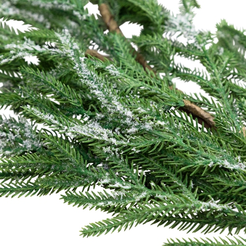 Frosted Norfolk Pine Artificial Christmas Garland - 5' - Unlit