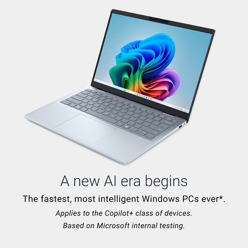 Dell Plus 14" Copilot+ PC Laptop - Ice Blue