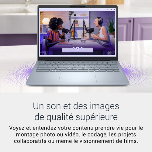 Portable Copilot+ PC Plus de 14 po de Dell - Bleu glacier