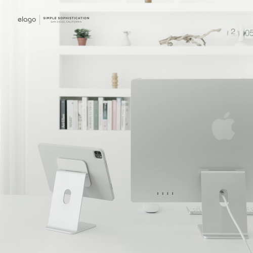 Support magnétique Elago Premium pour iPad Pro 12,9 po, 11 po (3ᵉ,2ᵉ gén), Air 10,9 po (5ᵉ,4ᵉ gén), Mini 8,3 po (6ᵉ gén, A17