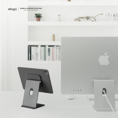 elago Premium iPad Magnetic Stand Designed for iPad Pro 12.9"(5th,4th Gen), 11"(3rd,2nd Gen), Air 10.9"(5th,4th Gen), Mini 8.3"(6th Gen, A17 Pro),