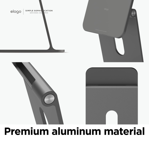 elago Premium iPad Magnetic Stand Designed for iPad Pro 12.9"(5th,4th Gen), 11"(3rd,2nd Gen), Air 10.9"(5th,4th Gen), Mini 8.3"(6th Gen, A17 Pro),