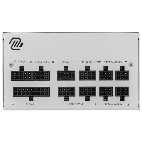 MSI MAG A850GL PCIE5 850W Modular Power Supply - White