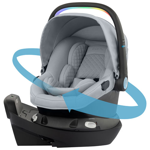 Evenflo LiteMaxTM NXT Rotational Infant Car Seat with Sensory Soothe - Quartz