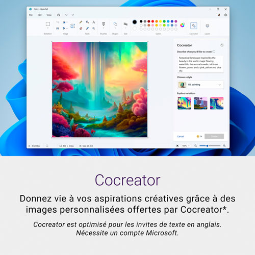 Portable 2-en-1 tactile de 14 po Copilot+ PC Plus de Dell - Bleu glacier