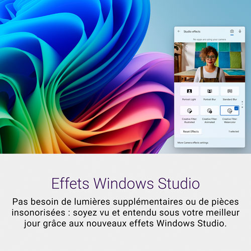 Portable 2-en-1 tactile de 14 po Copilot+ PC Plus de Dell - Bleu glacier