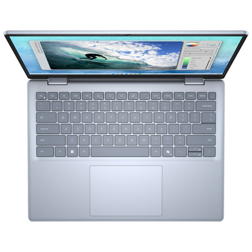Portable de 14 po Inspiron de Dell - Bleu glacier (Core 7 150U d'Intel/RAM 32 Go/SSD 1 To)