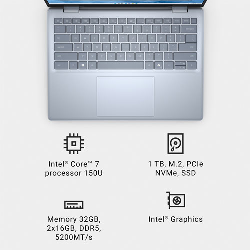 Dell Inspiron 14" Laptop - Ice Blue