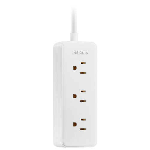 Insignia 3-Outlet Surge Protector - Only at Best Buy