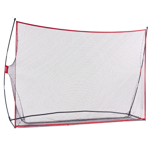 VEVOR 10.8x7ft Golf Practice Hitting Net, Personal Driving Range for Indoor Outdoor Use,Portable Home Golf Aid Net with Solid Fiberglass Frame and