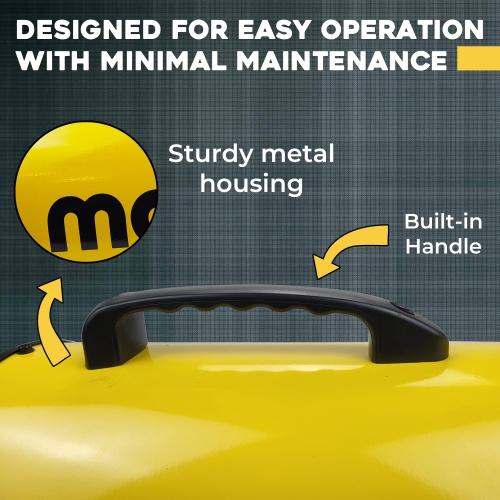 Martin MB10 Forced Air Heater - 34,000 BTU Propane Gas Portable Torpedo Heater for Construction; Jobsite LP Salamander for Outdoor Use