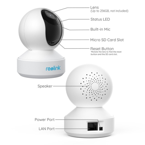 Reolink 5MP Smart Indoor WiFi PTZ Security Camera with 3X Zoom, Person/Pet Detection & Auto Tracking, 2.4/5 GHz Dual-Band WiFi, Two-Way Audio, Baby