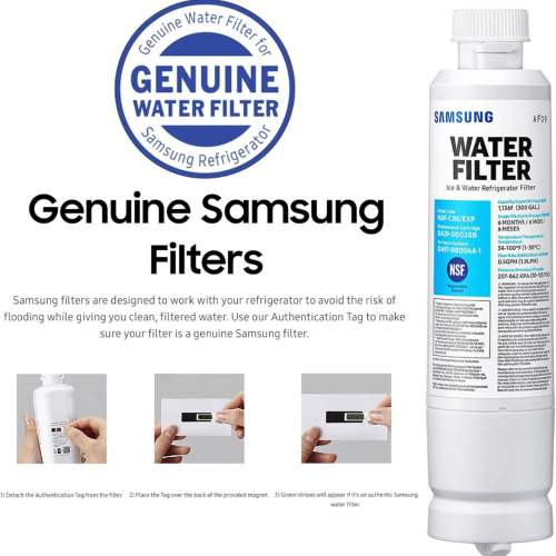 2 Pack Samsung DA29-00020B HAF-CIN/EXP Refrigerator Water Filter