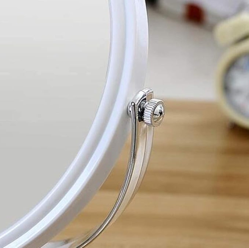 Cosmetic Mirror Makeup Vanity Mirror, Desktop Two-Sided Beauty Mirror 3X Magnification Cosmetic Mirror 360° Swivel Bathroom Mirror