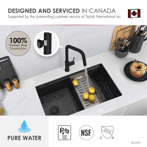 Single Handle Matte Black Pull Down Touchless Kitchen Faucet K-150NM