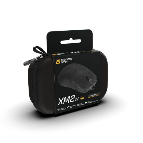 End Game Gear OP1w 4k Wireless Gaming Mouse - Lightweight 62g, Right-Handed, 4K Dongle Included, Dark Frost