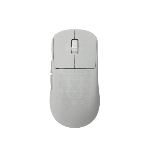 End Game Gear OP1w 4k Wireless Gaming Mouse - Lightweight 62g, Right-Handed, 4K Dongle Included, White Frost