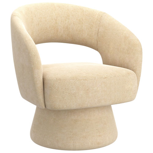 Inspire Fabric Accent Chair - Beige