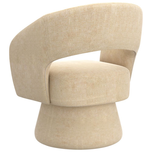 Inspire Fabric Accent Chair - Beige