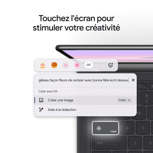 Portable Chromebook Plus IdeaPad Flex 5i de 14 po de Lenovo avec Gemini et Google AI Pro pour 12 mois