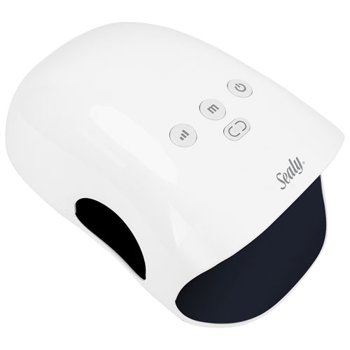 Image 1 of 2.. Refurbished -Sealy Air Compression Hand Massager - White