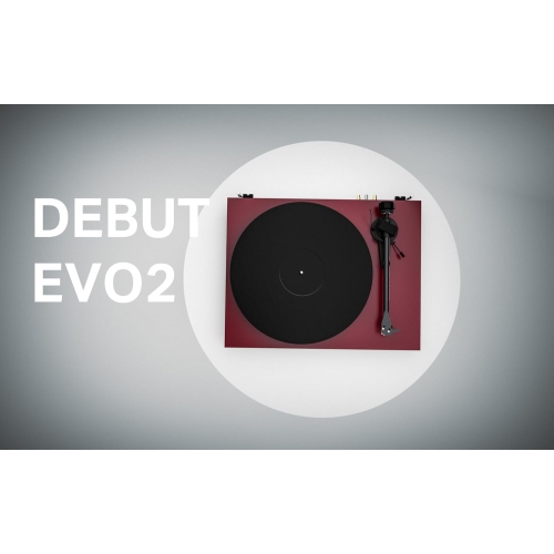 Tourne-disque EVO 2 Pro-ject Debut avec bras en fibre de carbone