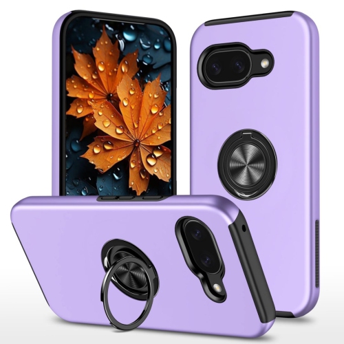 [CS] Étui hybride magnétique à anneau invisible pour Pixel 9&nbsp;A de Google, violet