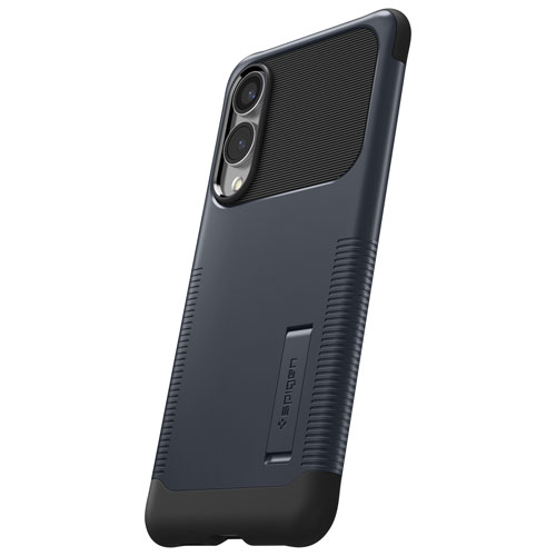 Étui rigide ajusté Slim Armor de Spigen pour Galaxy S25 Edge - Ardoise métallique