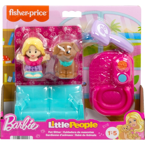 Fisher-Price Little People Barbie Toddler Toys, Pet Sitter Theme