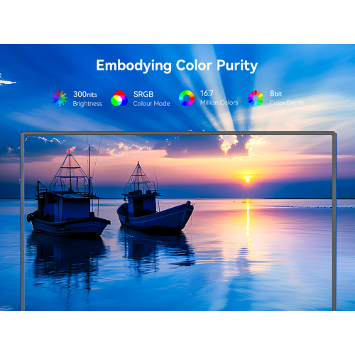 Moniteur portatif de 16 po de Zachvo pour ordinateur portatif, écran externe IPS 16:10 de 1920 x 1200P FHD, support en aluminium sRVB à 100 %,