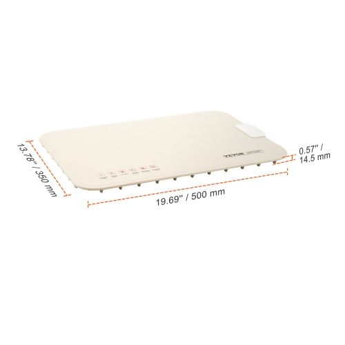 VEVOR Electric Warming Tray, Food Warming Mat, Rollable & Portable Silicone Food Warmer with 4 Adjustable Temperature Settings, Auto Shut-Off & Child