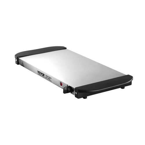 VEVOR Electric Warming Tray, Food Warming Trays, Warming Trays with Adjustable Temperature Control, Portable Stainless Steel Food Warmer, Hot Plate