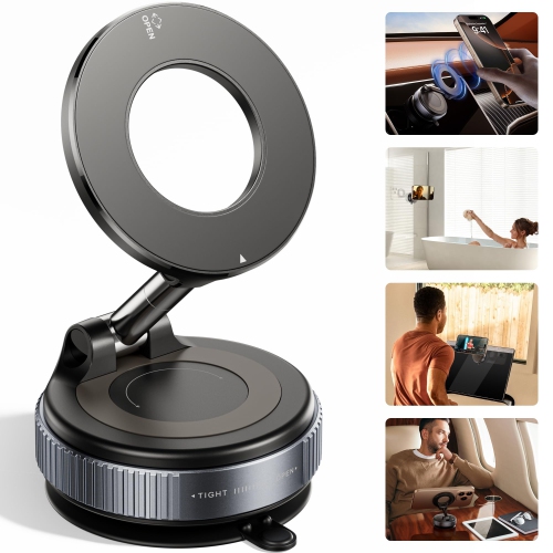 Strong Suction Car Phone Holder for MagSafe, Ultra Vacuum Suction Cup Phone Mount 360° Cell Phone Holders for Your Car Accessories