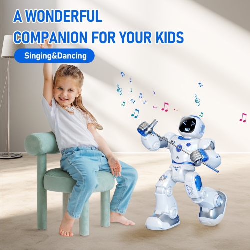 Smart Robots Large Programmable Interactive Rc Robot With Voice Control, App Control, Present For Boys and Girls