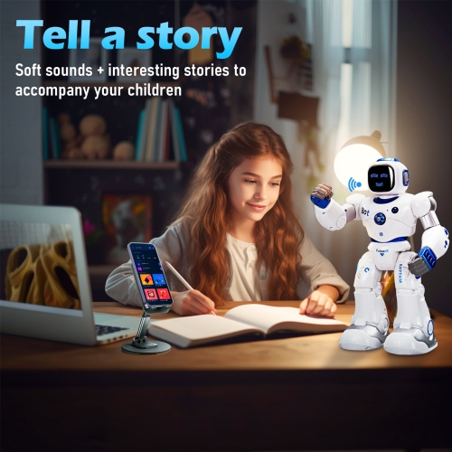 Smart Robots Large Programmable Interactive Rc Robot With Voice Control, App Control, Present For Boys and Girls