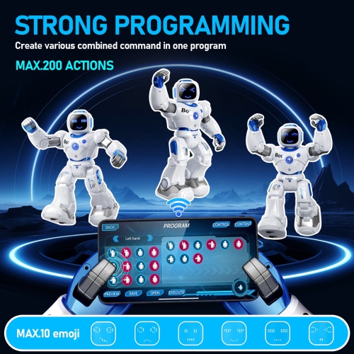 Smart Robots Large Programmable Interactive Rc Robot With Voice Control, App Control, Present For Boys and Girls