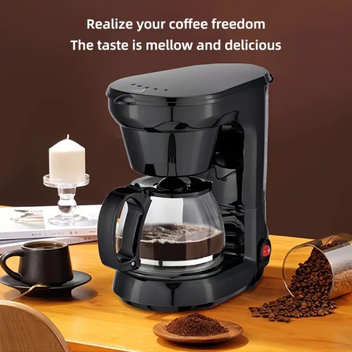 Mini Coffee Machine,Automatic Drip Coffee Pot,Fast Extraction Espresso Coffee Maker,Portable Travel Coffee Machine