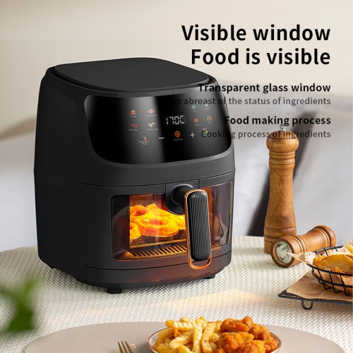 8L Air Fryer Household Multifunctional Smart Touch LCD Fryer