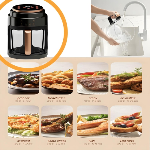 4L Air Fryer Automatic Multi-function French Fries Machine Electric Fryer