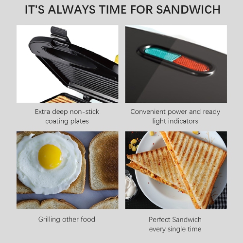 Presse à panini, four à gâteau électrique, presse à sandwichs pour la cuisson du petit déjeuner