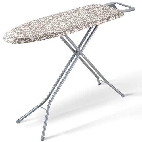 VEVOR  51 X 13 Ironing Board \w Large Ironing Surface, Thickened 4 Layers Iron Board \w Heat Resistant Cover And 100% Cotton Cover, 7 Adjustable