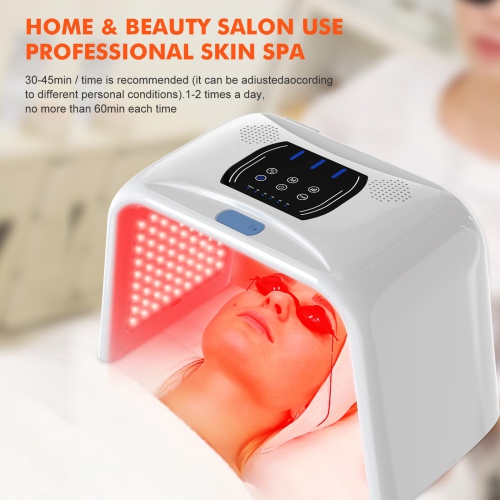 Red Light Therapy for Face Body with Spray 7 Color Led Face Mask for Beauty Salon Home Spa Body