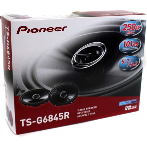 PIONEER TSG6845R 6 X 8-Inch 2-Way 250W Car Speakers- Open Box