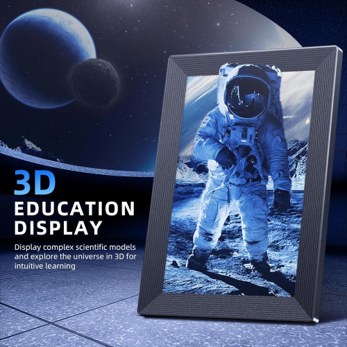 Plimpton Digital Photo Frame WiFi 10.1 inch Smart Digital Picture Frame, 32GB Memory, Share Photos Instantly from Anywhere - Black