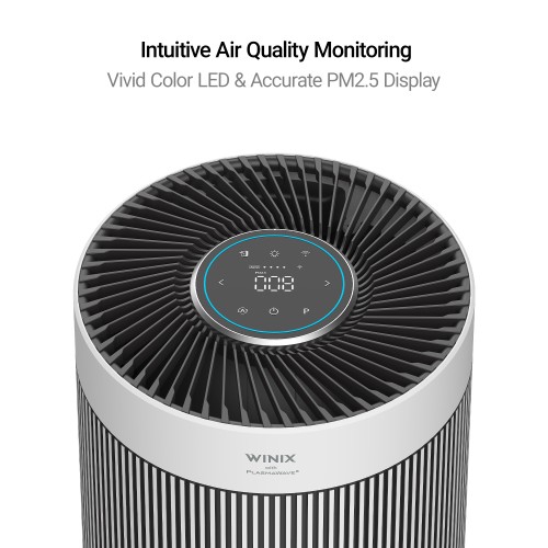 WINIX T810 Air Purifier for Home Extra Large Room Up to 1968 Ft² in 1 Hr With Smart Wi-Fi, Air Quality Monitor, True HEPA, Carbon Filter and Auto
