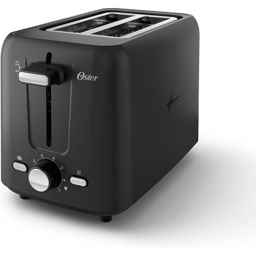 OSTER  2-Slice Toaster With Custom Bagel Setting And Extra-Wide Slots In Black