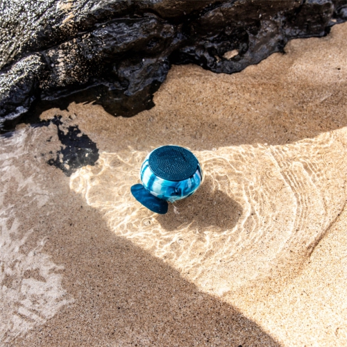 Speaqua - Barnacle Pro 2.0 Portable Waterproof Bluetooth Speaker with Built in Storage - Tidal Blue