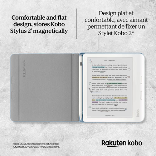 Kobo Libra Colour Stylus Case - Dusk Blue