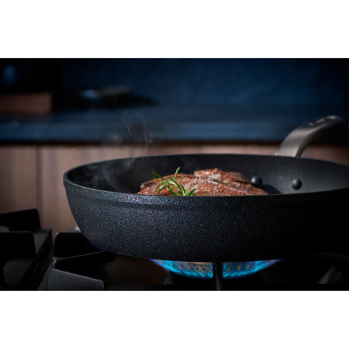 T-Fal StoneShield 10-Piece Aluminum Cookware Set - Black